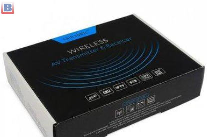 Sonic 2.4G Wireless AV Sender Transmitter & Receiver 150M, Silver by hiphen